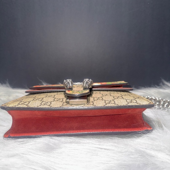 Gucci Supreme Red Bloom Dionysus Shoulder/Crossbody - Picture 6 of 14